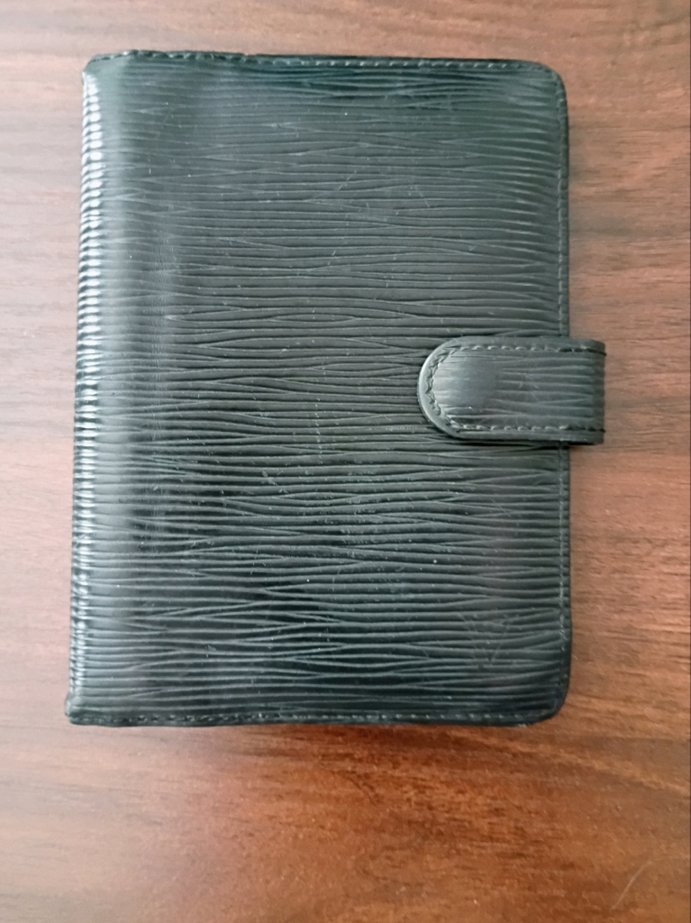 Louis Vuitton Agenda PM Noir Epi Leather | 6-Ring Planner.